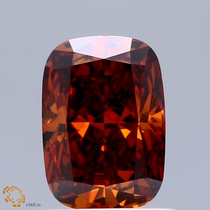 1.01 ct. Fancy Deep Orange/VVS2 Cushion Lab Grown Diamond prod_d9ff082646f1415eaa759caef6f4ccf4