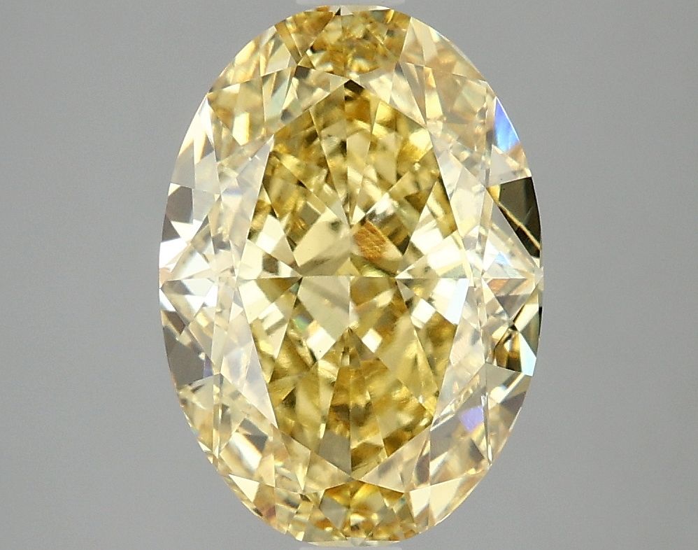 4.08 ct. Fancy Vivid Yellow/VS1 Oval Lab Grown Diamond prod_9028133aa8464dc08bbe2dfd8fd70bac