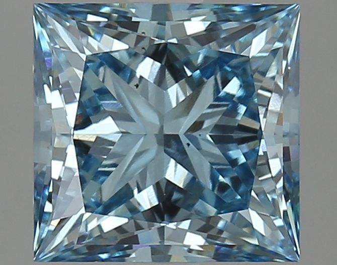 3.75 ct. Fancy Vivid Blue/VS2 Princess Lab Grown Diamond prod_ea40ad77e1b94b8ca49f2cd23dcea83d