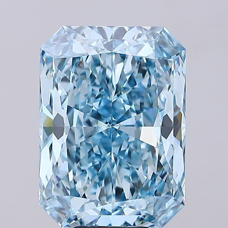 7.52 ct. Fancy Vivid Blue/VS2 Radiant Lab Grown Diamond prod_81cad54a1f9e4208aa4fb8da04463fc4