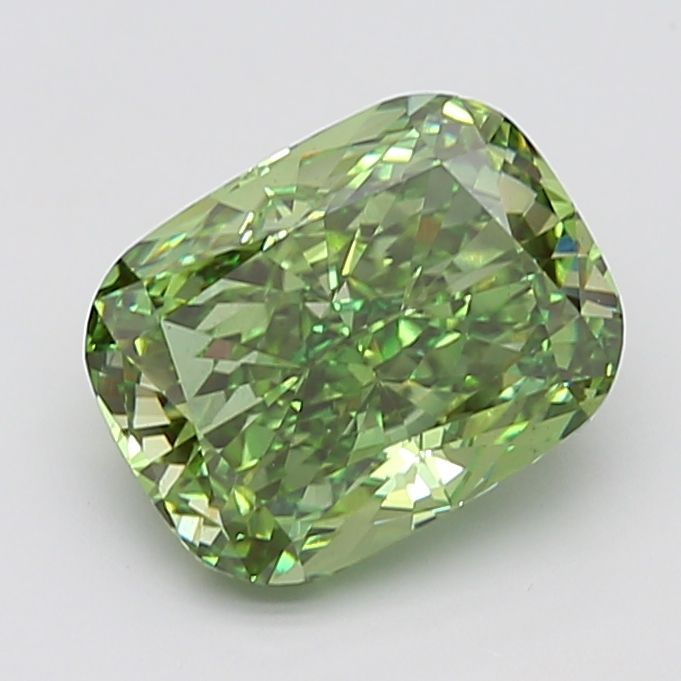 5.19 ct. Fancy Vivid Green/VS2 Cushion Lab Grown Diamond prod_d1386648f0ed42d5b7d4aba09fd2db7f