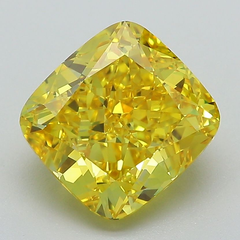 3.41 ct. Fancy Vivid Yellow/VS1 Cushion Lab Grown Diamond prod_780c954bf929417bb8b4580f78f8fe3a