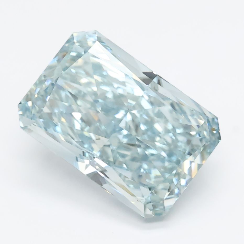 3.95 ct. Fancy Intense Green Blue/VS1 Radiant Lab Grown Diamond prod_80a6913f364944de841fb58016b83fa6