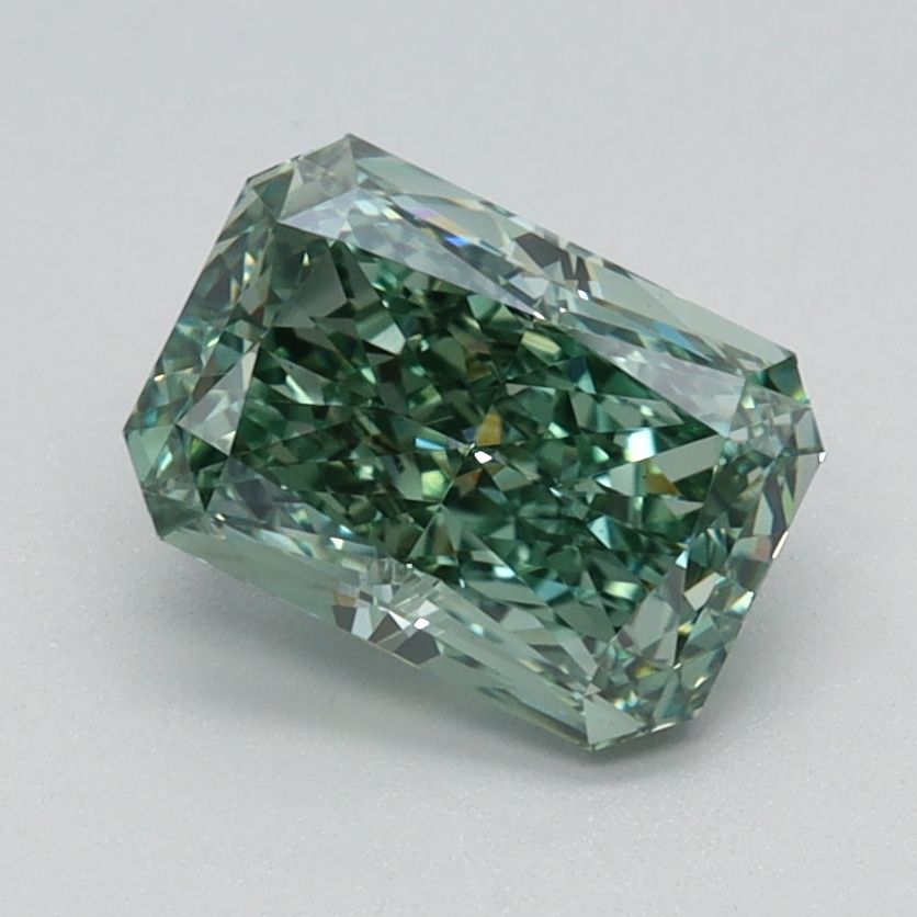 1.30 ct. Fancy Vivid Green/VS1 Radiant Lab Grown Diamond prod_e5096fc5bf8b4bdc990579ca755b0c99