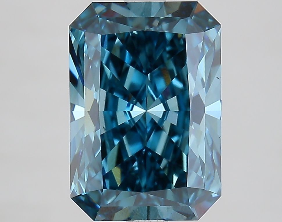 3.82 ct. Fancy Vivid Blue/VS1 Radiant Lab Grown Diamond prod_91ba934910c64b9ca9cb72080e56f94b