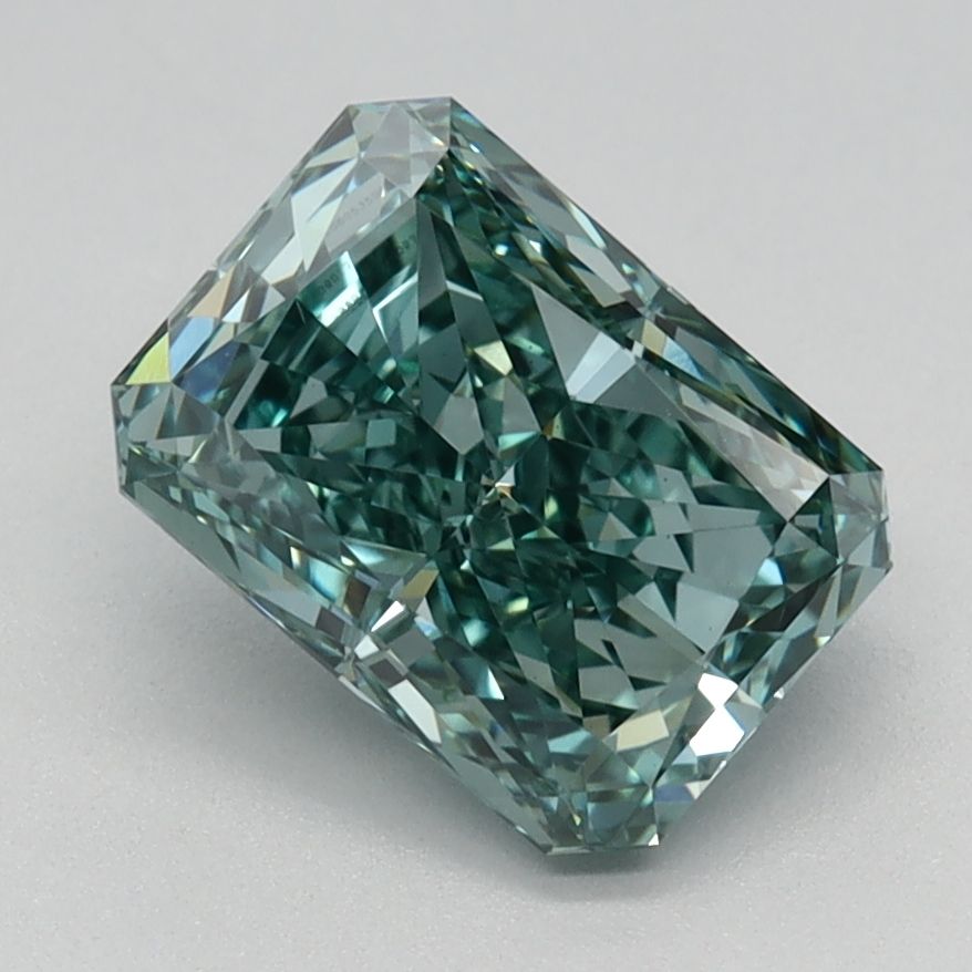 1.61 ct. Fancy Vivid Green/VS1 Radiant Lab Grown Diamond prod_df76f5166ed042b79f912bccd5f92255