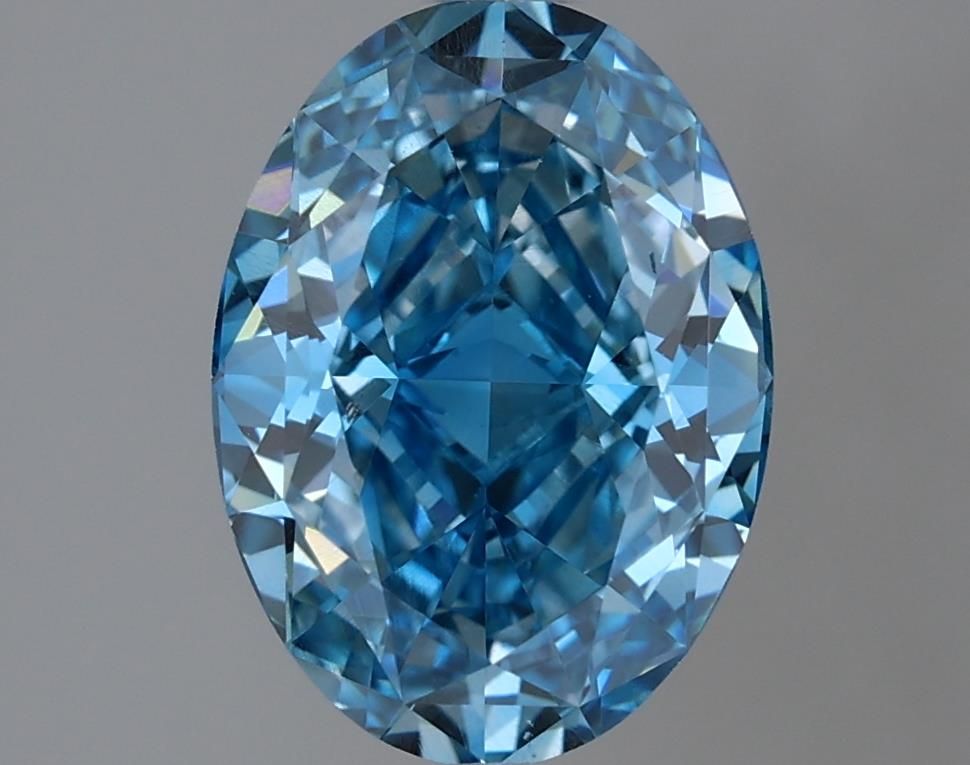 1.68 ct. Fancy Vivid Blue/SI1 Oval Lab Grown Diamond prod_f516ef139f0b444cbf6a1849788d4c57