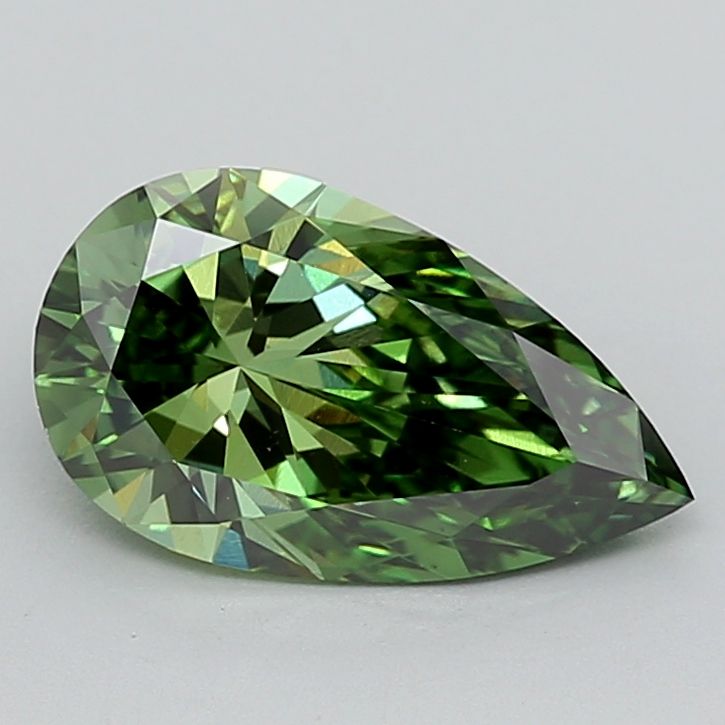 1.59 ct. Fancy Vivid Green/VS1 Pear Lab Grown Diamond prod_f087eb6154f84e279bd8f014b5ad660d