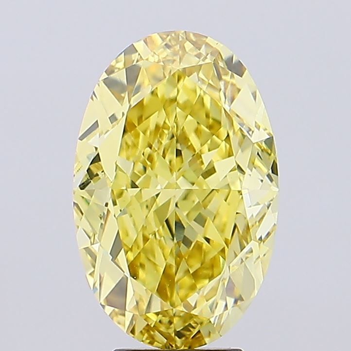 8.07 ct. Fancy Vivid Yellow/VS1 Oval Lab Grown Diamond prod_787c013997294933897fd8a72bab69e6