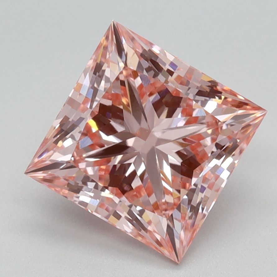 2.13 ct. Fancy Intense Pink/VVS2 Princess Lab Grown Diamond prod_9da14724dd56418a8cdcebbc2b594b44