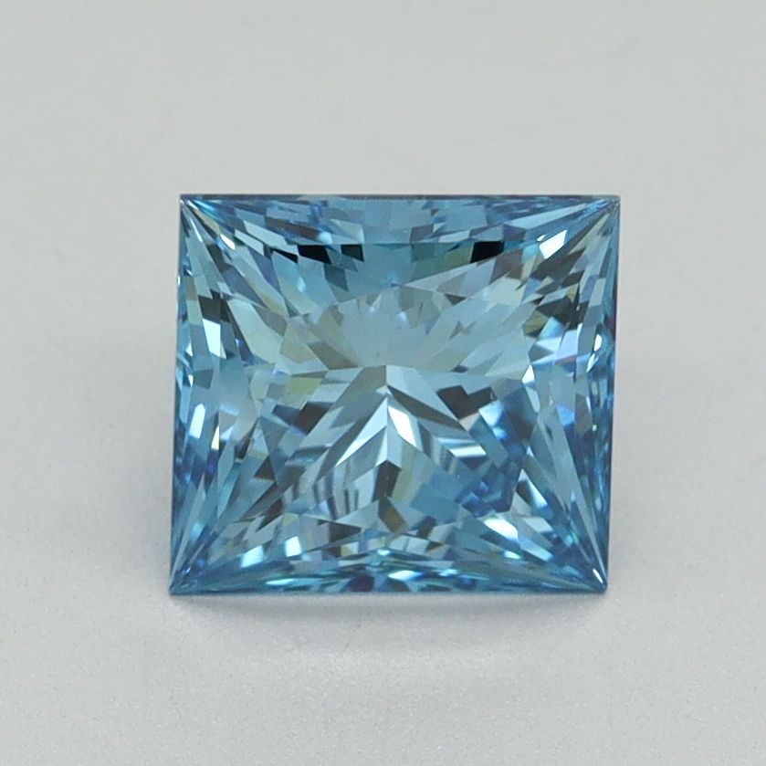 1.51 ct. Fancy Vivid Blue/VS2 Princess Lab Grown Diamond prod_dac48f7fb1ee401ca0914a57d7b72d74