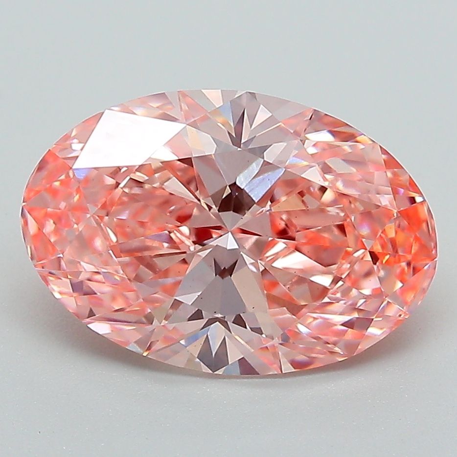 3.07 ct. Fancy Vivid Pink/VS1 Oval Lab Grown Diamond prod_bed5e392038740a3b16a614026a4b033