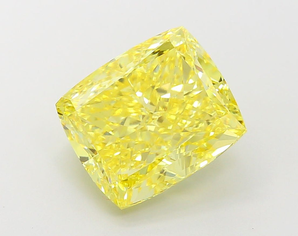 7.03 ct. Fancy Vivid Yellow/VS1 Cushion Lab Grown Diamond prod_c66c3583c8fd46908cada5d9809cf0da