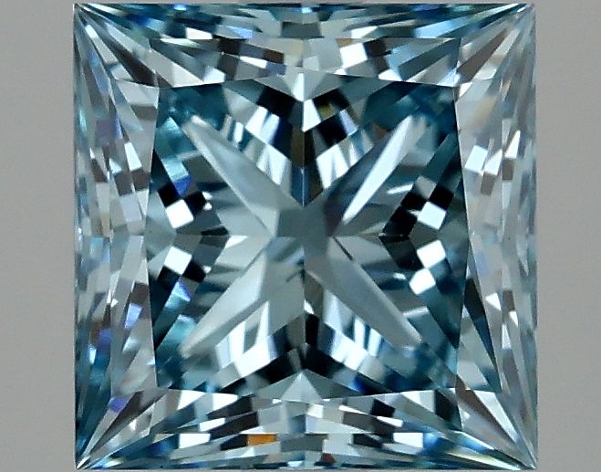 2.64 ct. Fancy Vivid Blue/VS1 Princess Lab Grown Diamond prod_e179ecceef3247c39ef69e786dcbecf4