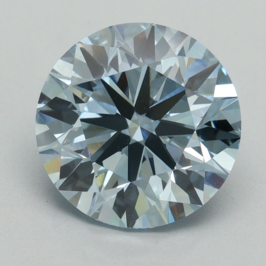 3.02 ct. Fancy Vivid Blue/VS1 Round Lab Grown Diamond prod_b8ad4258e7e1473bb77b5d9245d4381a