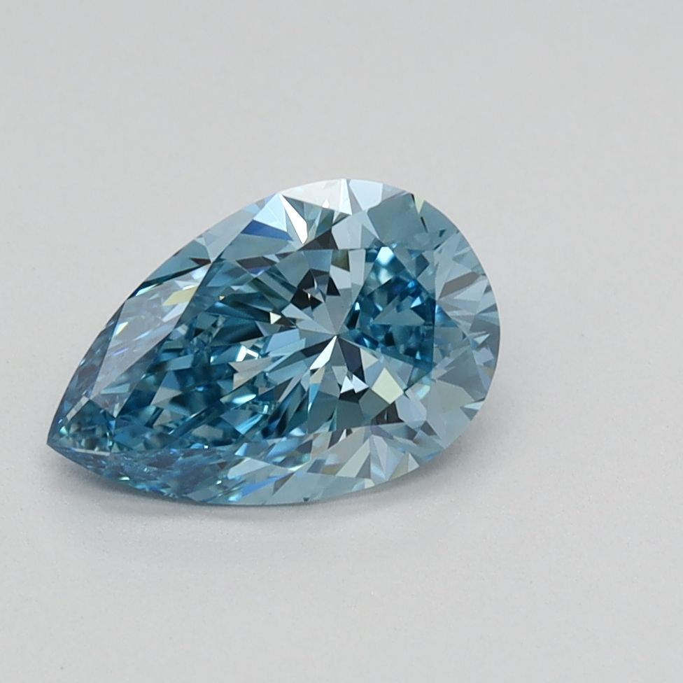 0.90 ct. Fancy Vivid Blue/VS1 Pear Lab Grown Diamond prod_e14074b137f24204800ef2638489e9bd