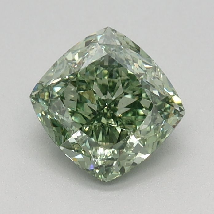 0.72 ct. Fancy Vivid Green/VS1 Cushion Lab Grown Diamond prod_f48e3605f2dd41e7ae2039a2bbf38815