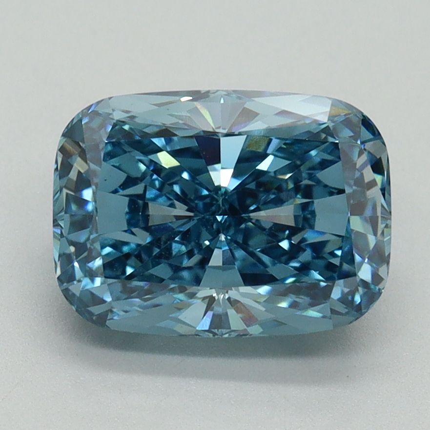 2.62 ct. Fancy Vivid Blue/VS1 Cushion Lab Grown Diamond prod_ec561f8631cd491894782771dfa6d8c6