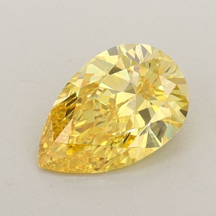 0.60 ct. Fancy Vivid Yellow/VS1 Pear Lab Grown Diamond prod_e9f906081af84aa9bb94ef4b1fe06231