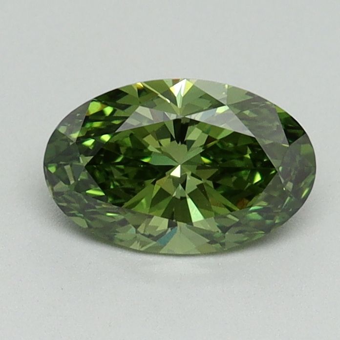 0.74 ct. Fancy Vivid Green/VS1 Oval Lab Grown Diamond prod_ef1f1429959c4942ad773536c3b99a39