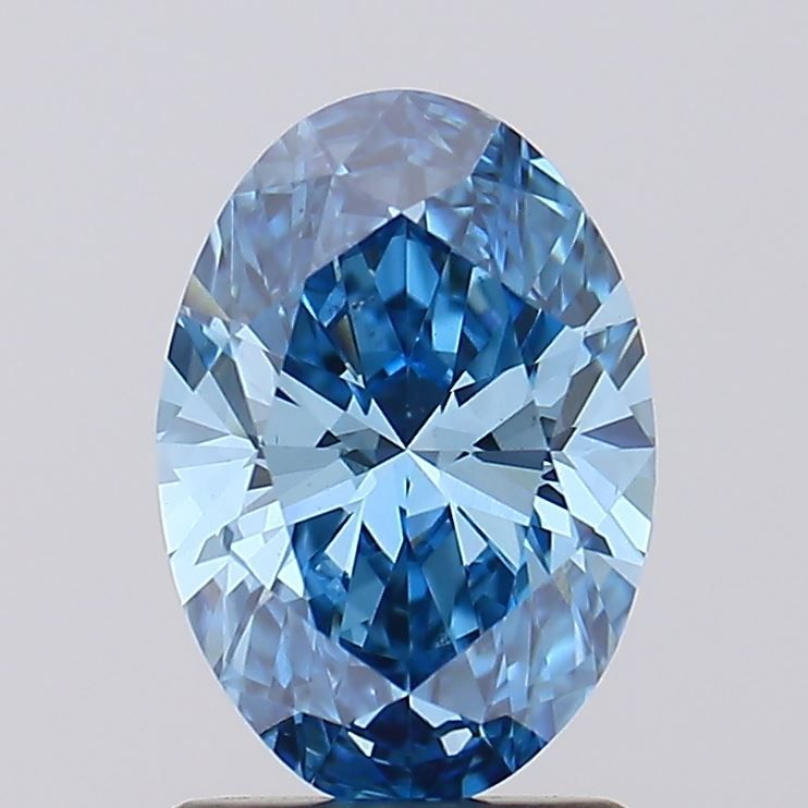 1.33 ct. Fancy Vivid Blue/VS2 Oval Lab Grown Diamond prod_b8118cb697804196b66c33316aac8eec