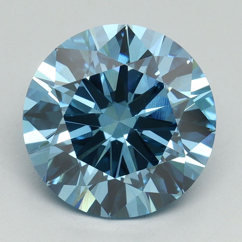 4.01 ct. Fancy Vivid Blue/VVS2 Round Lab Grown Diamond prod_ca5d8e0fabec4c139052e81d10f014f9