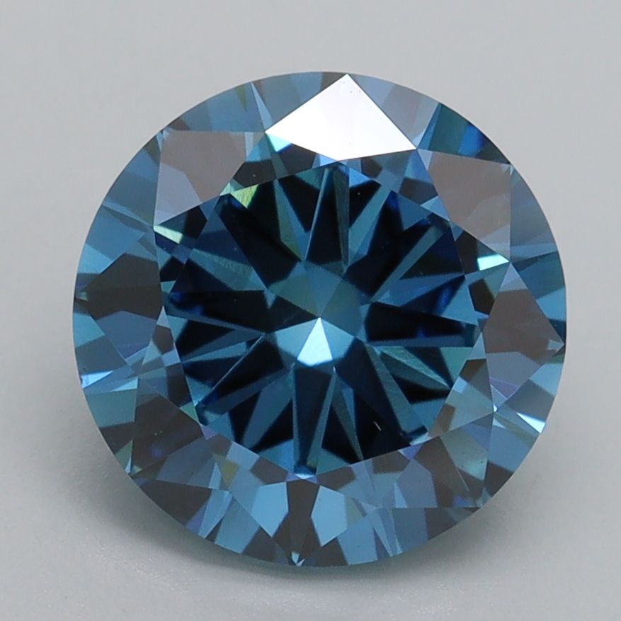 3.00 ct. Fancy Vivid Blue/VS1 Round Lab Grown Diamond prod_c69d8b1348e94b0fa77790637f7f120a