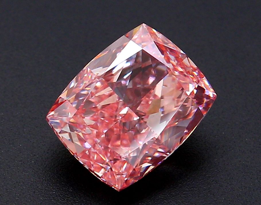 3.21 ct. Fancy Vivid Pink/VS1 Cushion Lab Grown Diamond prod_febe2129bc0d4d7dadb635a3e13426f3