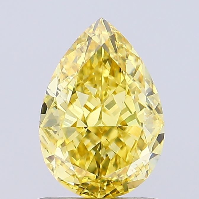 1.32 ct. Fancy Vivid Yellow/VS2 Pear Lab Grown Diamond prod_ecab815697f44a6cb6301efd35cc0ba9