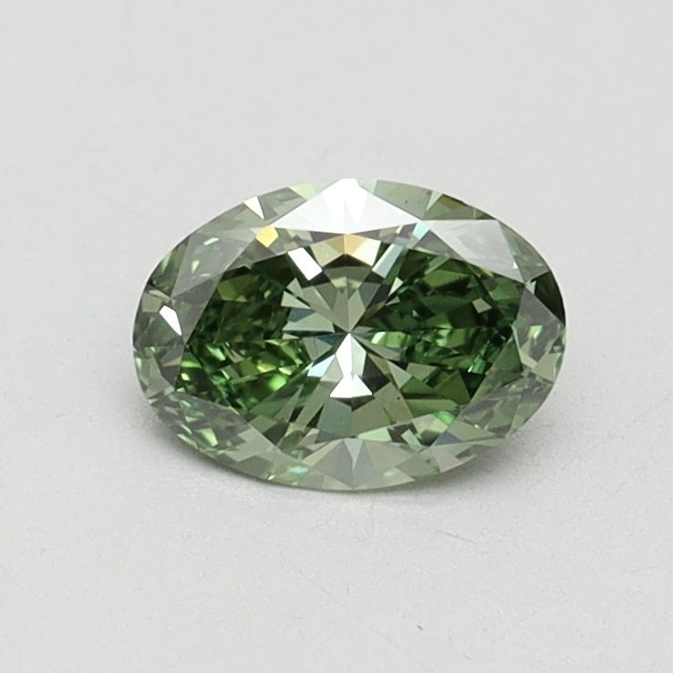 0.50 ct. Fancy Vivid Green/VS1 Oval Lab Grown Diamond prod_f7f249bbdd624ef4ad99f2f547c70ba9