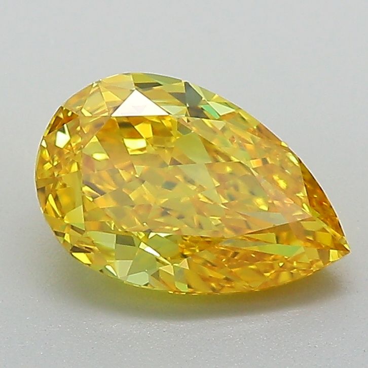 1.70 ct. Fancy Vivid Yellow/VVS2 Pear Lab Grown Diamond prod_d1c559ed0ca64322a2241c820f38673d