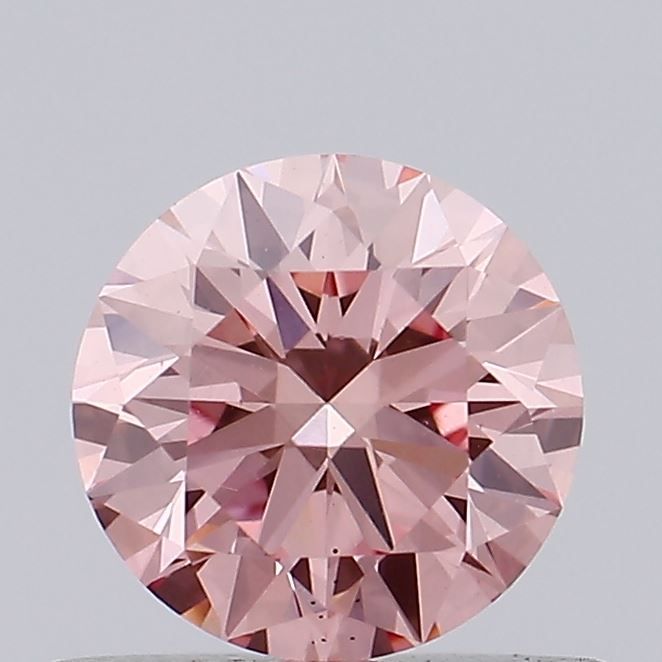 0.52 ct. Fancy Vivid Brownish Pink/VS1 Round Lab Grown Diamond prod_f042700ababf48d8b266198940d63888