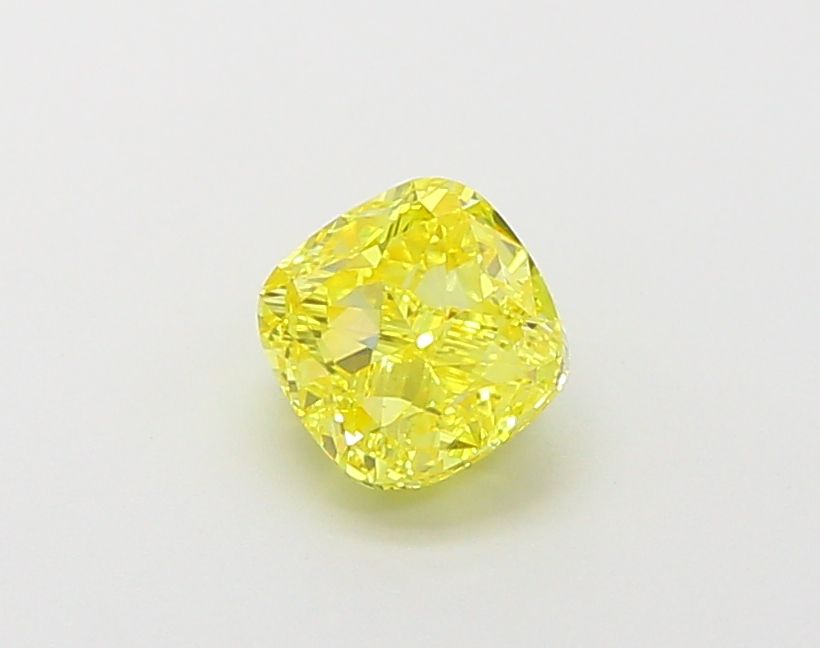 1.01 ct. Fancy Vivid Yellow/VS2 Cushion Lab Grown Diamond prod_ec710d08d0704a1d9f262b432a358ecf