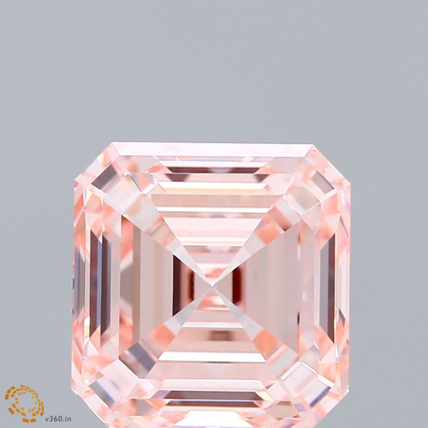 4.09 ct. Fancy Intense Pink/VVS2 Square Lab Grown Diamond prod_f3cd6ce28361422595f9ca4186eeb9f9