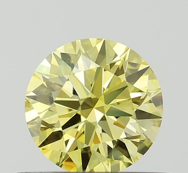 0.53 ct. Fancy Vivid Yellow/VVS2 Round Lab Grown Diamond prod_f9b636642b5a463884340a049ca1fe56