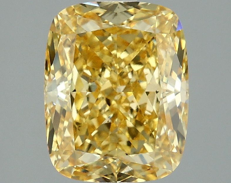 2.93 ct. Fancy Vivid Yellow/VS2 Cushion Lab Grown Diamond prod_e6b900cffc7b42a2af9ab3f4d1050c22