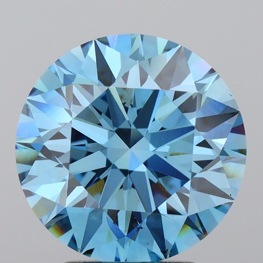 2.96 ct. Fancy Vivid Blue/VS2 Round Lab Grown Diamond prod_c50012ddbdb049ba938453cb1f42dfa6