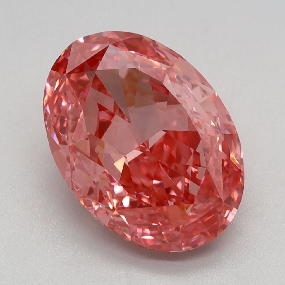 2.54 ct. Fancy Vivid Pink/VVS2 Oval Lab Grown Diamond prod_eec9e1d1ad1042fe82c1ee2c46d1502a