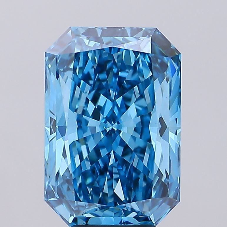 7.02 ct. Fancy Vivid Blue/VS1 Radiant Lab Grown Diamond prod_886d39709f04414088530a73f5c8ec0f