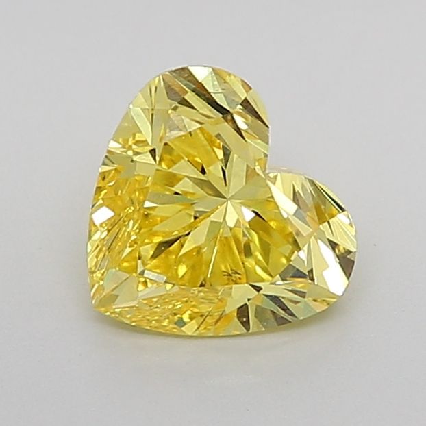 1.08 ct. Fancy Vivid Yellow/VS1 Heart Lab Grown Diamond prod_e61d9db75a27429f9424208045db9053