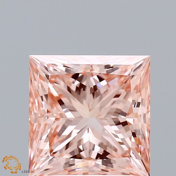 3.01 ct. Fancy Vivid Pink/VS2 Princess Lab Grown Diamond prod_e551d9162dcd46a2935c39ecc2e7d5b2