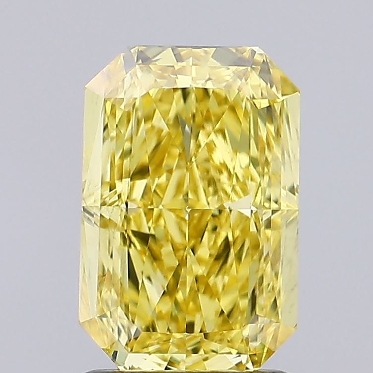 1.65 ct. Fancy Vivid Yellow/VS1 Radiant Lab Grown Diamond prod_ed5f53965b4d4ada8f66d9d6d5517ff7