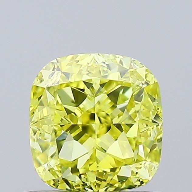 0.98 ct. Fancy Vivid Yellow/VVS2 Cushion Lab Grown Diamond prod_75d4779ee05443d0843b97afdd3c9e1b