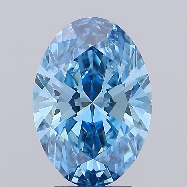 3.03 ct. Fancy Vivid Blue/VS1 Oval Lab Grown Diamond prod_ff2913de03d84261b8ee28093dff0732