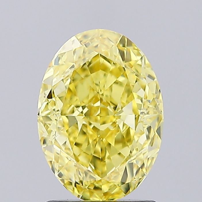 1.75 ct. Fancy Vivid Yellow/SI1 Oval Lab Grown Diamond prod_ec52a50910b941de97ecd0c1f7a1f090