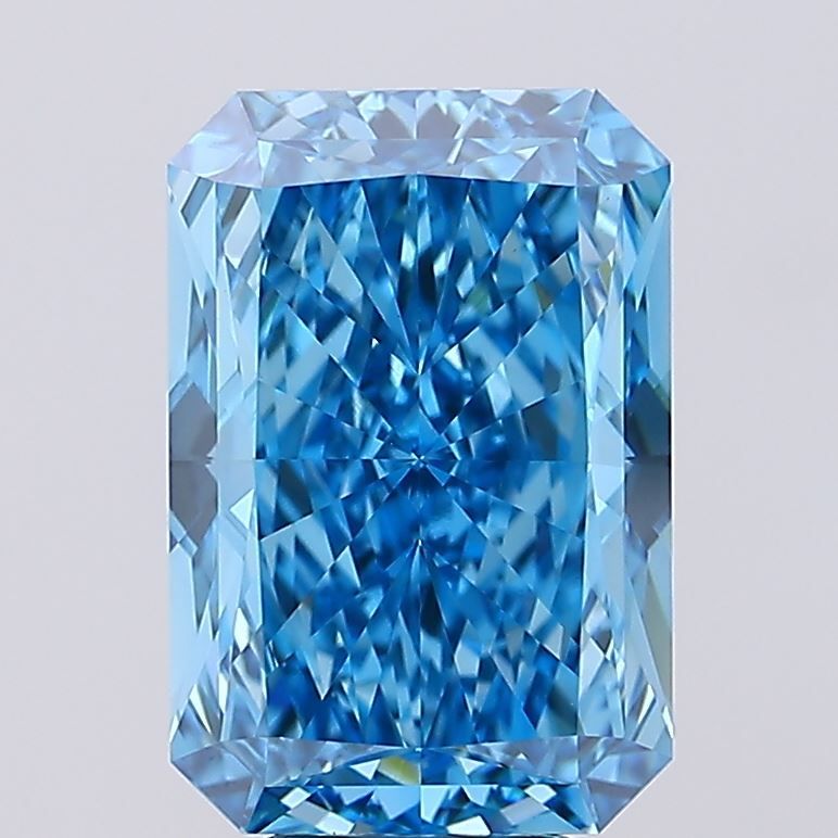 7.07 ct. Fancy Vivid Blue/VVS2 Radiant Lab Grown Diamond prod_81651bbb30584db893cbfe57f1255802