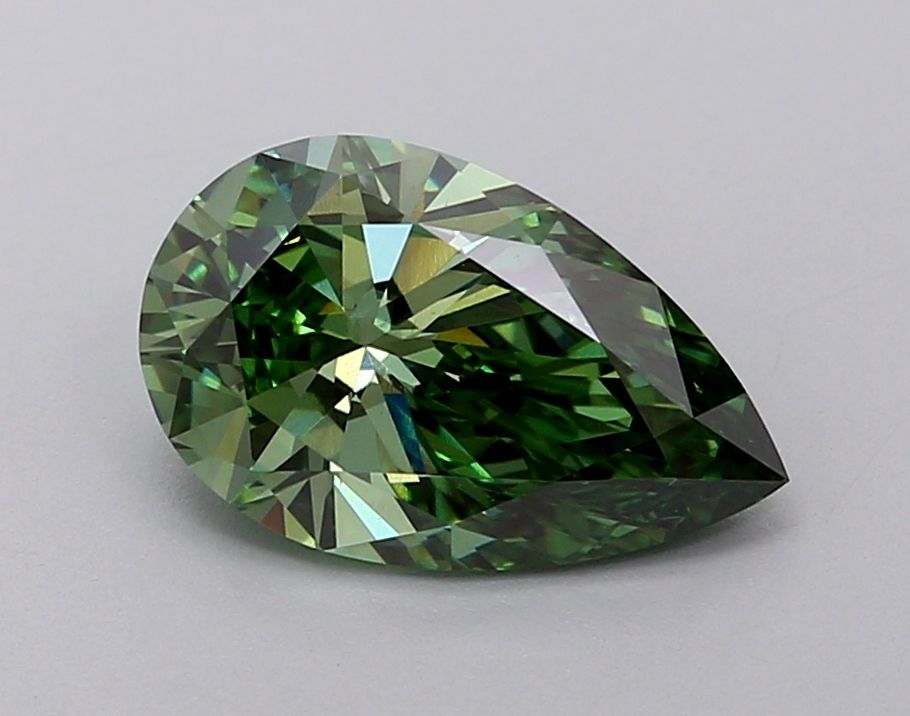 1.51 ct. Fancy Vivid Green/VS1 Pear Lab Grown Diamond prod_ef57b160d14f44af90eb426c2ddf2797