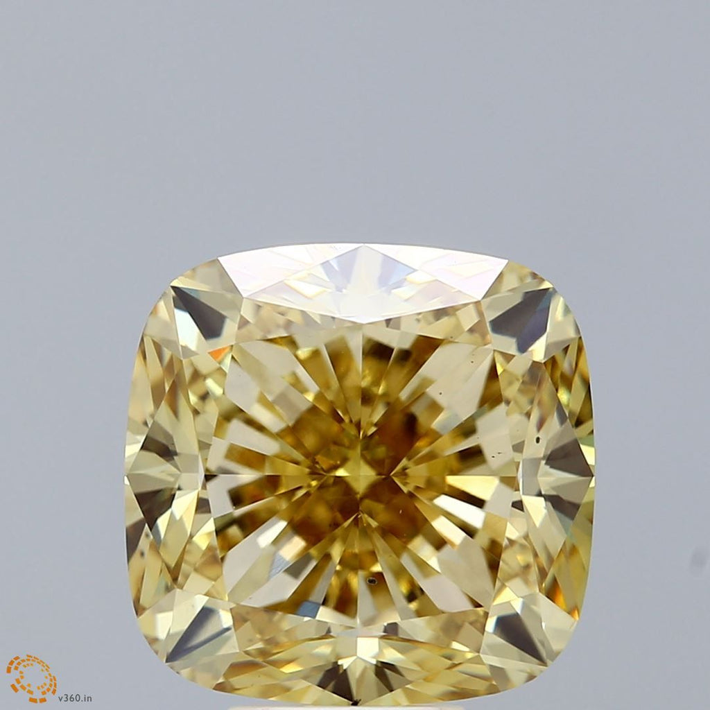 10.04 ct. Fancy Intense Yellow/VS2 Cushion Lab Grown Diamond prod_8e8c7ee3a16d4598aaddeac8d057374c