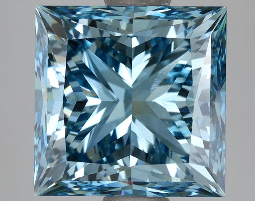 4.52 ct. Fancy Vivid Blue/VS1 Princess Lab Grown Diamond prod_ec2f5121784d4402beb12b124563c0e5