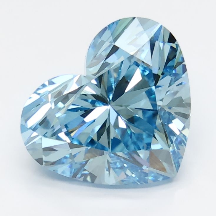 3.01 ct. Fancy Vivid Blue/VS1 Heart Lab Grown Diamond prod_e87ce24b6758415fbb9d25f7cb50dda8